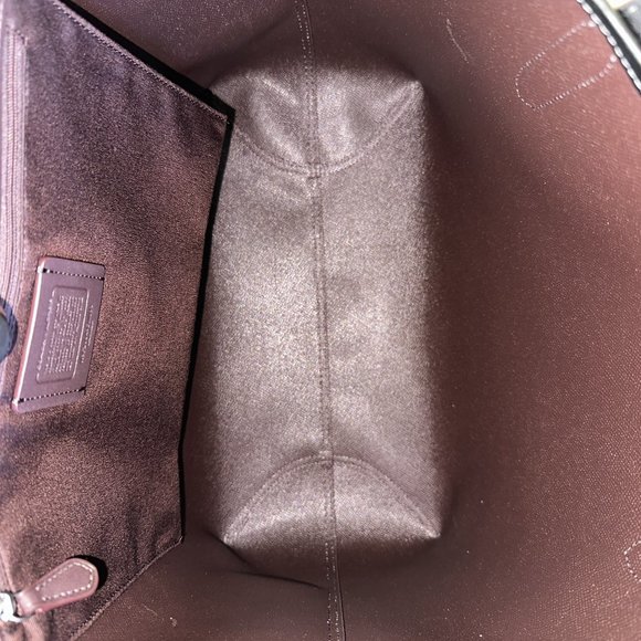 Coach X Mint + Serf City Tote In Signature Canvas & Wallet SV/Khaki Mult…NWT - Picture 5 of 10